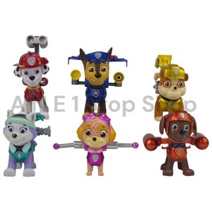 Paw Patrol Action Pack Pups Limited Edition Metallic Series 6 Figures